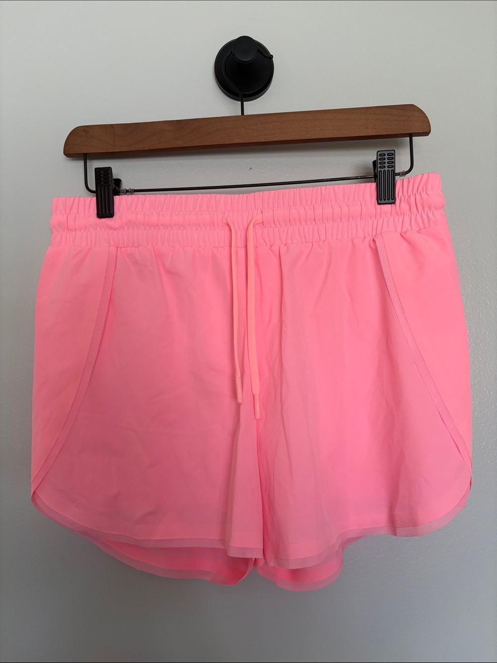 ZYIA Neon Pink Elastic Waist Athletic Shorts